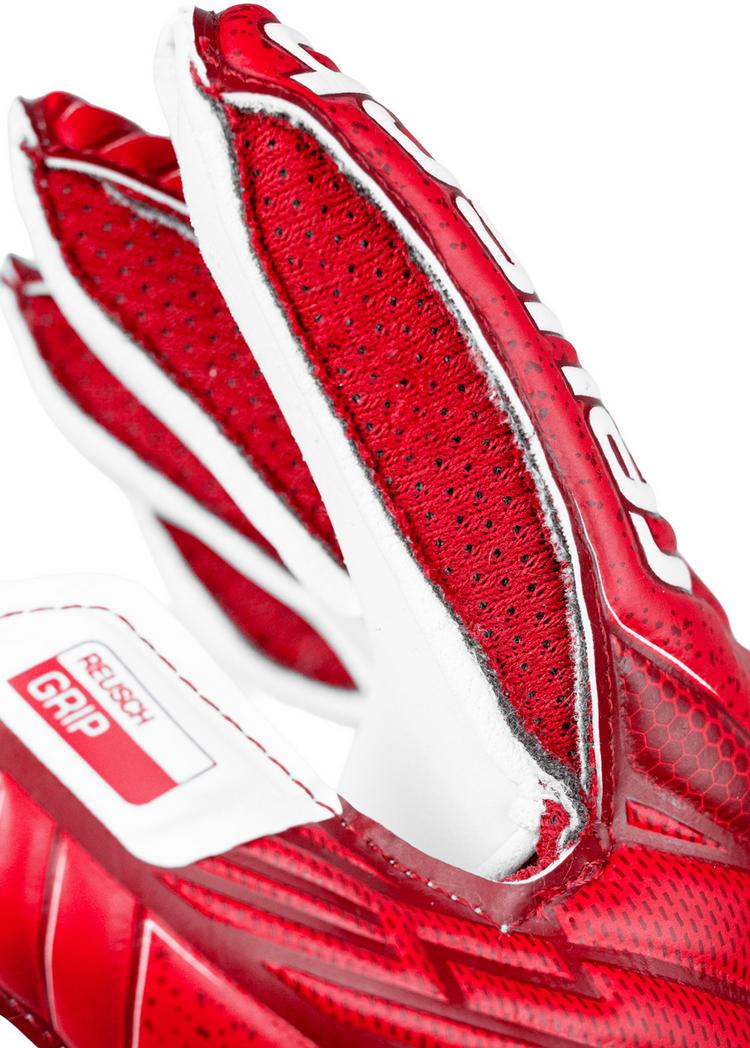 Reusch Reusch Attrakt Grip Finger Support Torwarthandschuhe Kinder - red / white - 6 | SportScheck