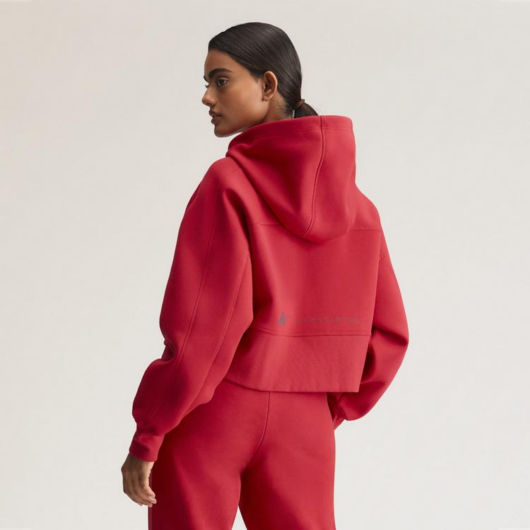 adidas adidas adidas by Stella McCartney Sportswear Hoodie Damen - Soft Carmine - 1 | SportScheck