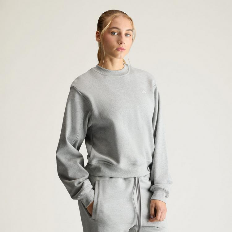 adidas adidas adidas by Stella McCartney Regular Funktionssweatshirt Damen - Medium Grey Heather - 0 | SportScheck