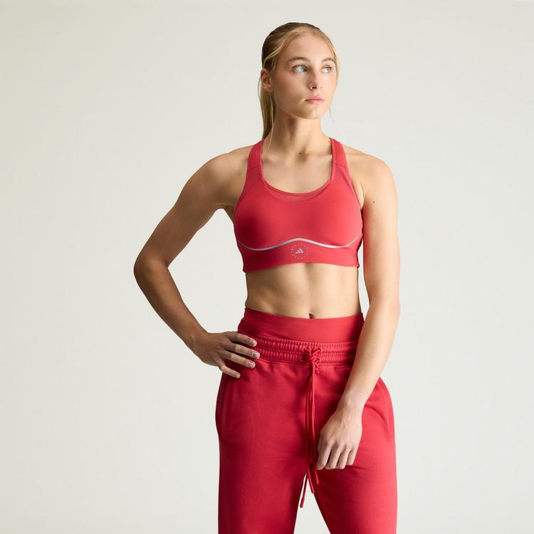 adidas adidas adidas by Stella McCartney Running High BH Damen - Soft Carmine - 0 | SportScheck