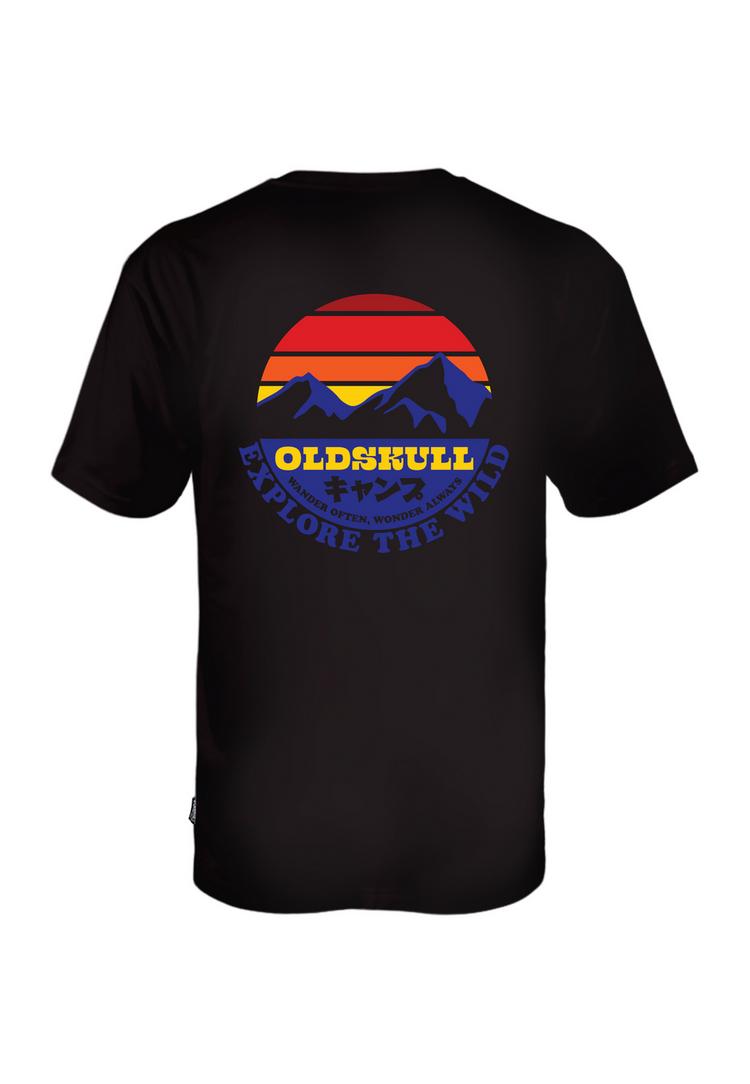 OLDSKULL OLDSKULL Wrldvibe Explore The Wild Printshirt Herren - Black - 0 | SportScheck