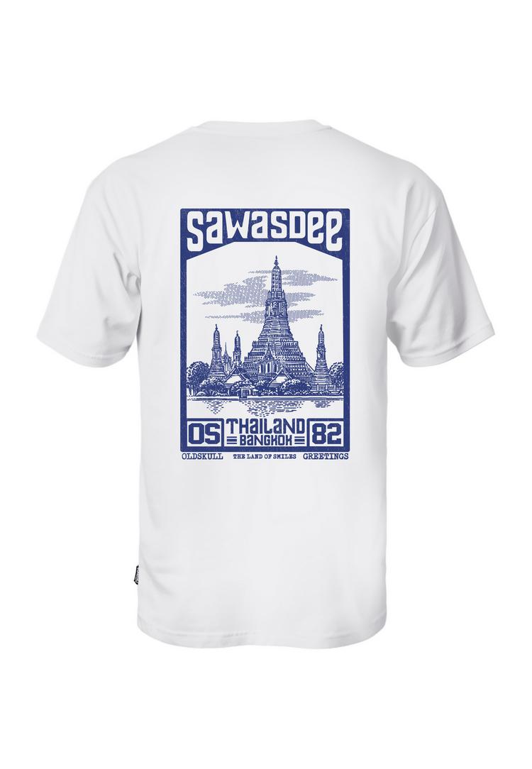 OLDSKULL OLDSKULL Asian Sawadtee Printshirt Herren - White - 0 | SportScheck