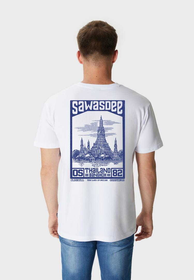 OLDSKULL OLDSKULL Asian Sawadtee Printshirt Herren - White - 0 | SportScheck