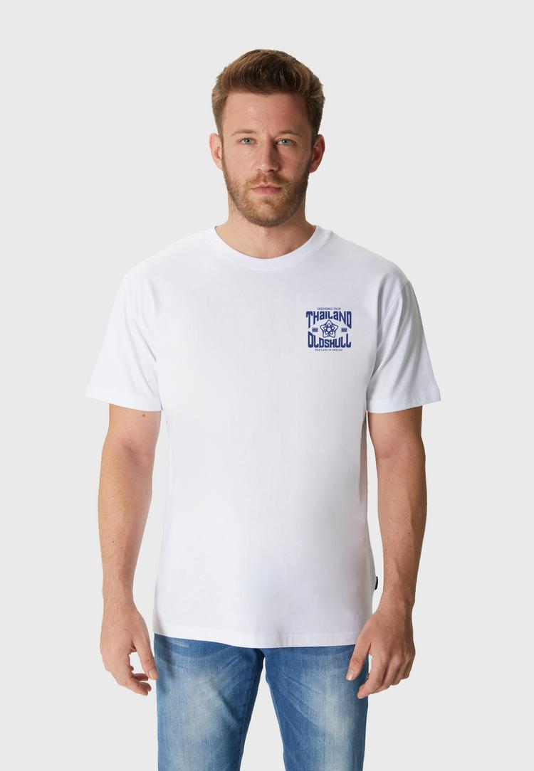OLDSKULL OLDSKULL Asian Sawadtee Printshirt Herren - White - 2 | SportScheck