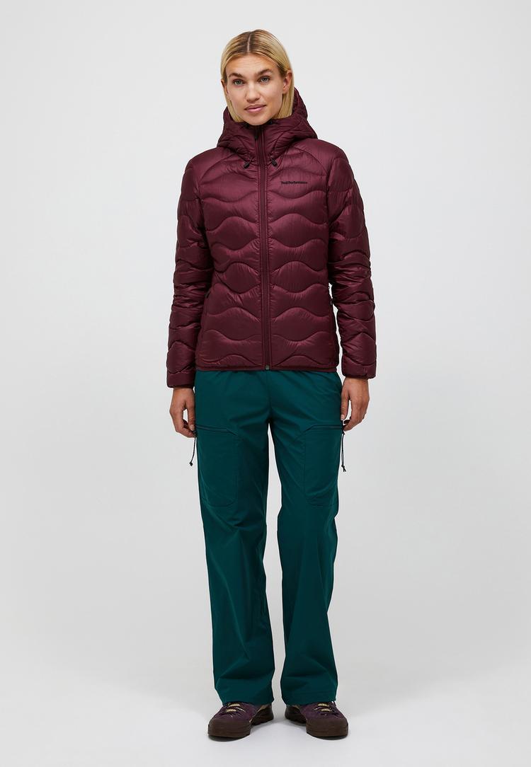 Peak Performance Peak Performance W Helium Down Hood Jacket Steppjacke Damen - bordeauxrot - 0 | SportScheck