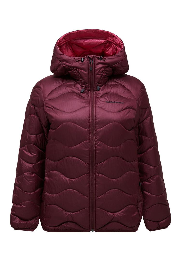 Peak Performance Peak Performance W Helium Down Hood Jacket Steppjacke Damen - bordeauxrot - 0 | SportScheck