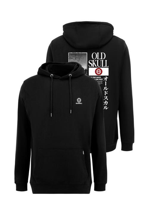 OLDSKULL Asian Lotus Surf Logo Graphic Hoodie