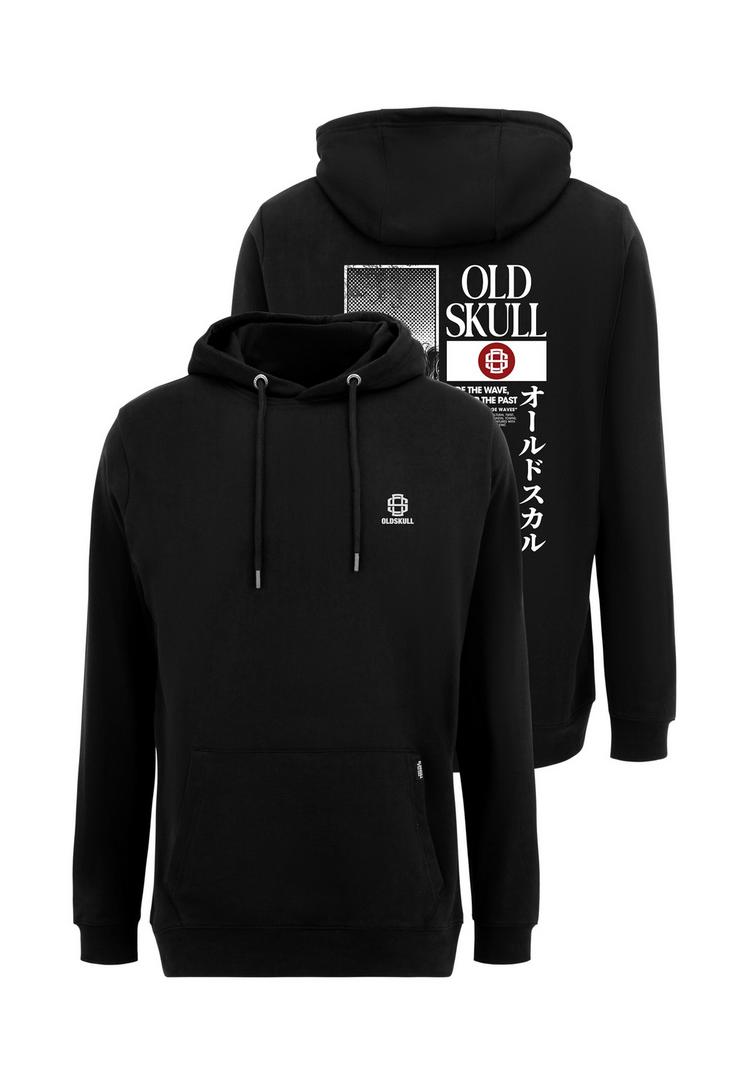 OLDSKULL OLDSKULL Asian Lotus Surf Logo Graphic Hoodie - Black - 0 | SportScheck
