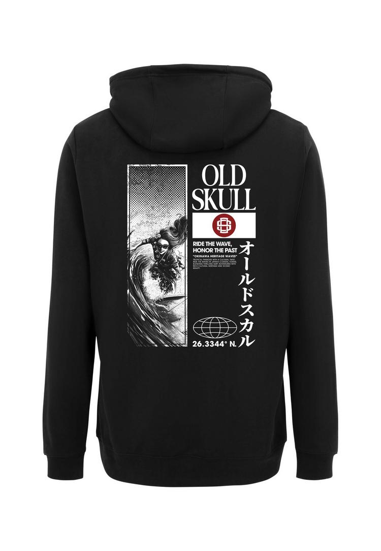 OLDSKULL OLDSKULL Asian Lotus Surf Logo Graphic Hoodie - Black - 0 | SportScheck