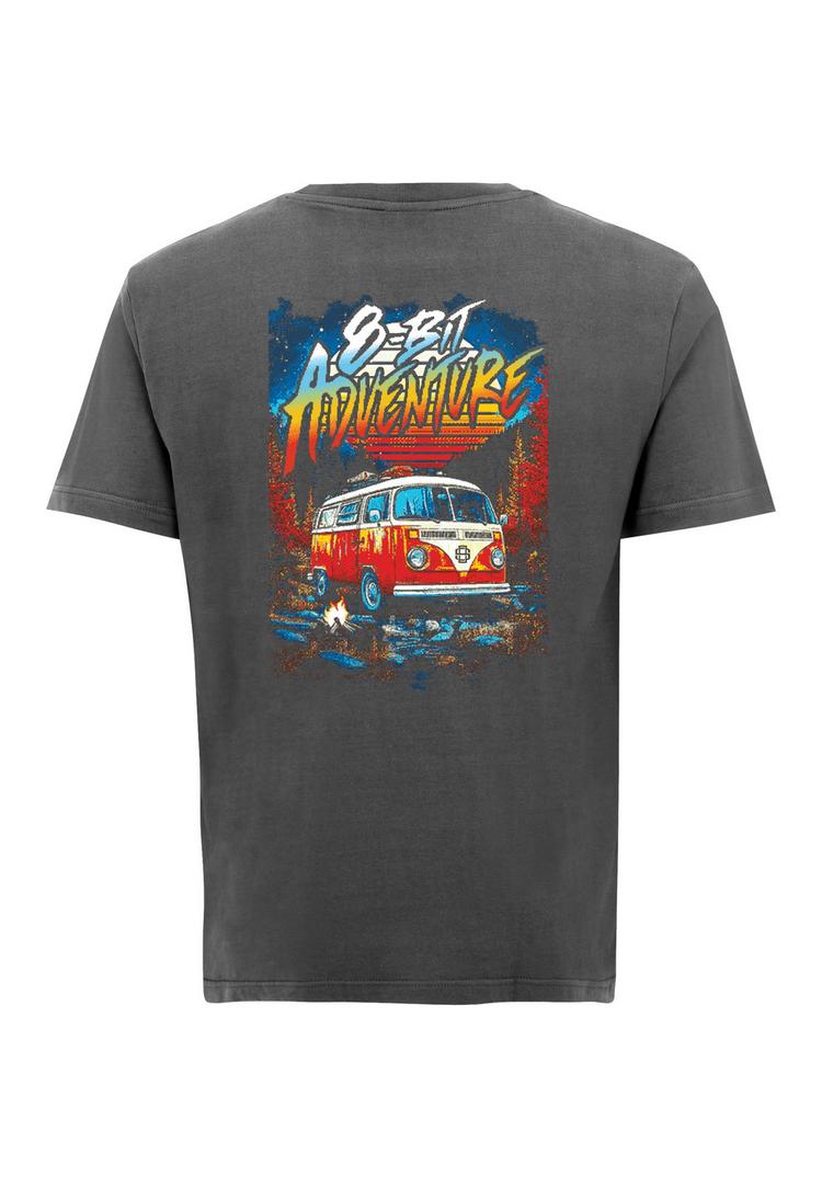 OLDSKULL OLDSKULL Retro Roadtrip Logo Graphic Printshirt - Dark Grey - 0 | SportScheck