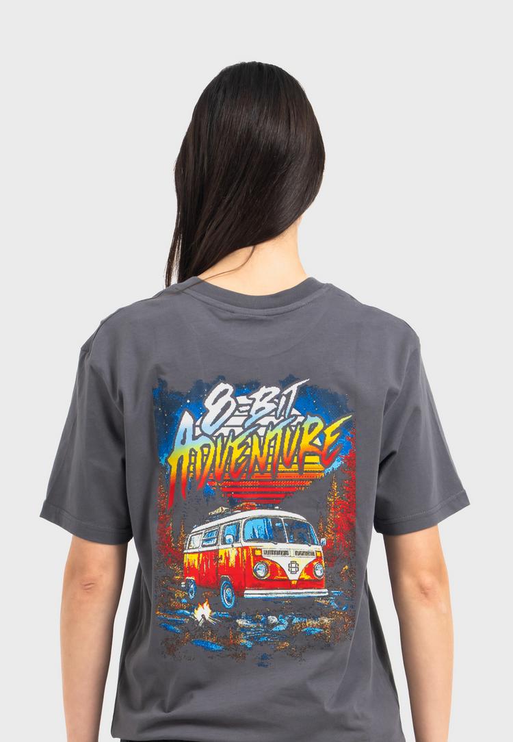 OLDSKULL OLDSKULL Retro Roadtrip Logo Graphic Printshirt - Dark Grey - 1 | SportScheck