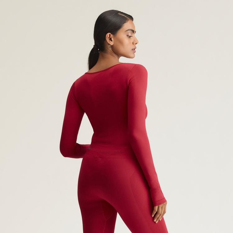 adidas adidas adidas by Stella McCartney Yoga-Body, Bodysuit Damen - Soft Carmine - 1 | SportScheck