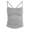 adidas adidas by Stella McCartney Studio Croptop Damen - Core Heather