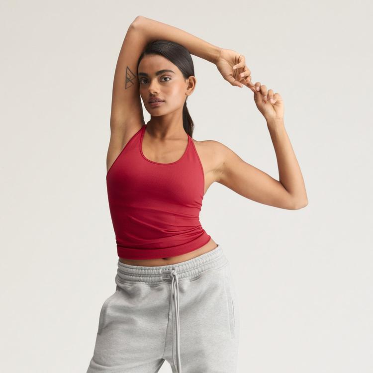 adidas adidas adidas by Stella McCartney Tanktop Damen - Soft Carmine - 0 | SportScheck