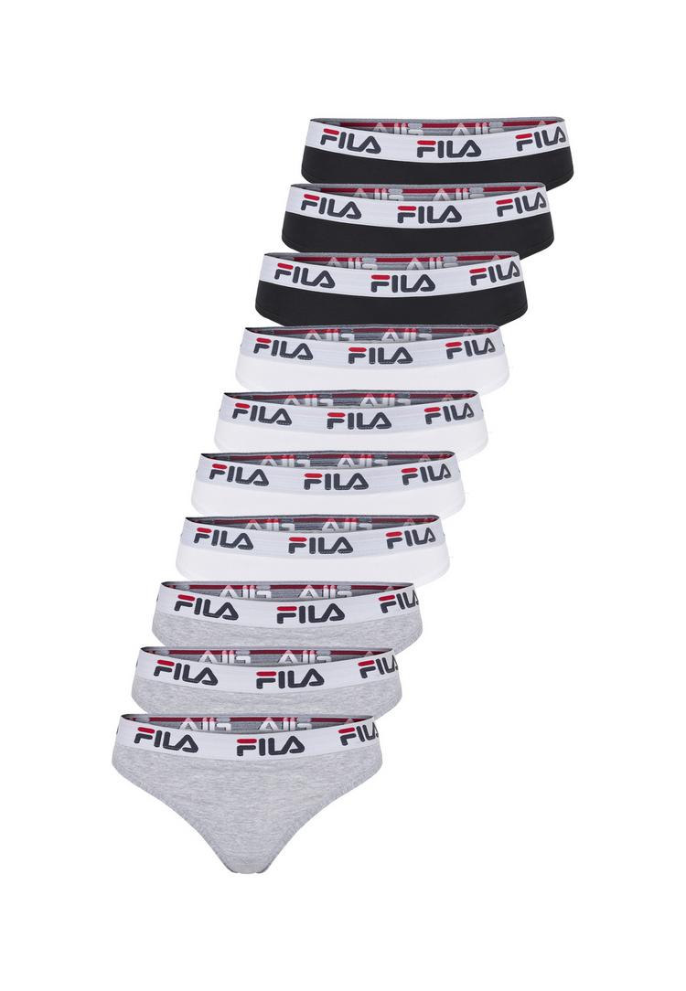 FILA FILA Logo Unterhose Damen - Black-White-Grey - 0 | SportScheck