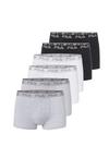 FILA BOXERSHORTS 6ER-PACK Unterhose Herren - Black-White-Grey