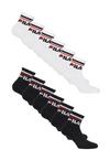 FILA Logo Socken - Black-White