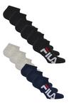FILA Logo Socken - Black-Grey-Navy