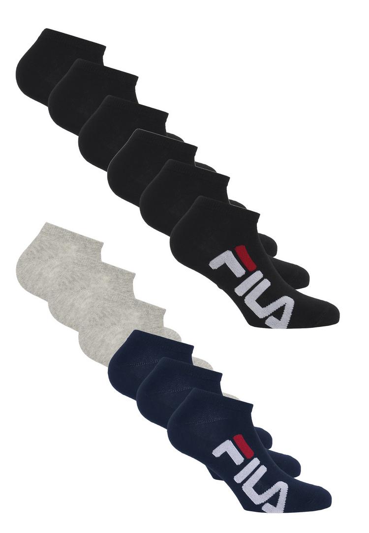 FILA FILA Logo Socken - Black-Grey-Navy - 0 | SportScheck