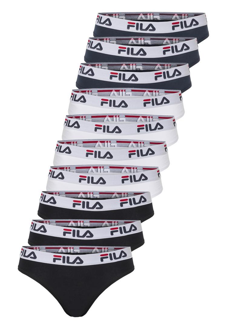 FILA FILA Logo Funktionsunterhose Damen - Black-White-Navy - 0 | SportScheck