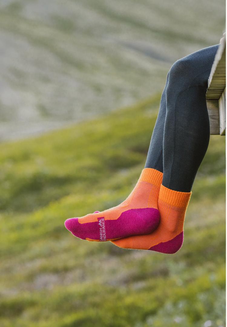 DANISH ENDURANCE DANISH ENDURANCE Light Hiking Crew Socken - orange - 0 | SportScheck