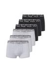 FILA BOXERSHORTS 6ER-PACK Unterhose Herren - Black-Grey