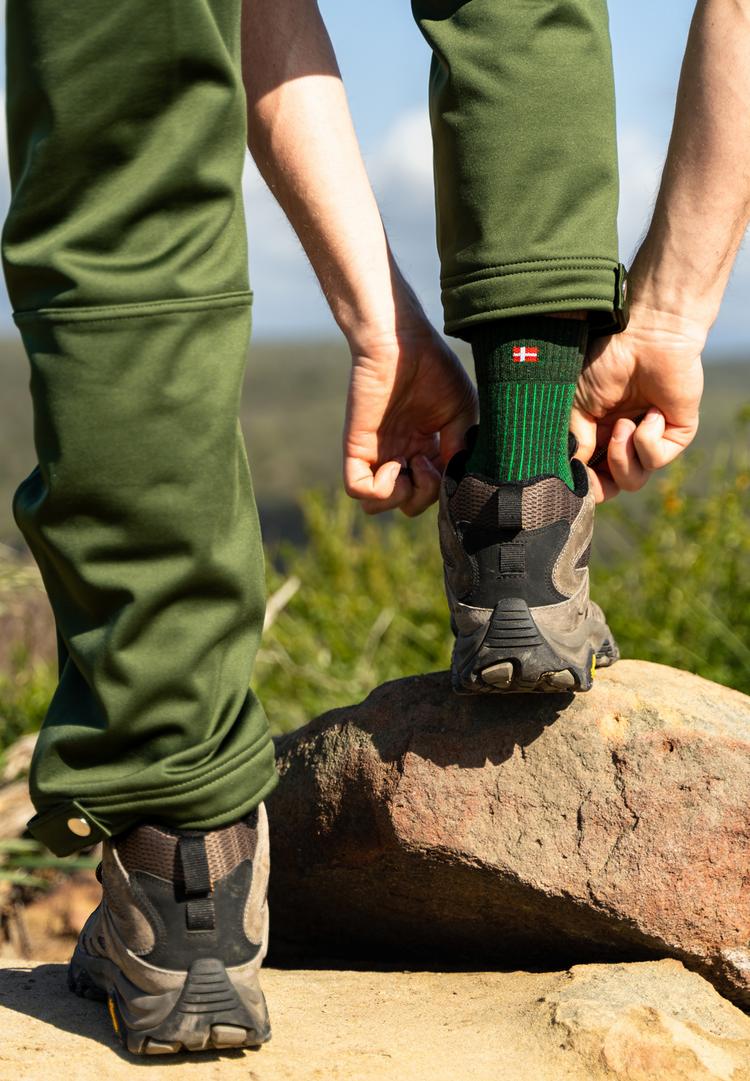 DANISH ENDURANCE DANISH ENDURANCE Light Hiking Crew Socken - green - 0 | SportScheck
