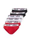 FILA Logo Unterhose Herren - Black-White-Red