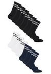 FILA Logo Socken - Black-White-Navy