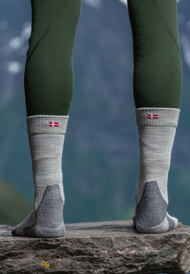 DANISH ENDURANCE DANISH ENDURANCE Classic Hiking Crew Socken - hellgrau - 0 | SportScheck