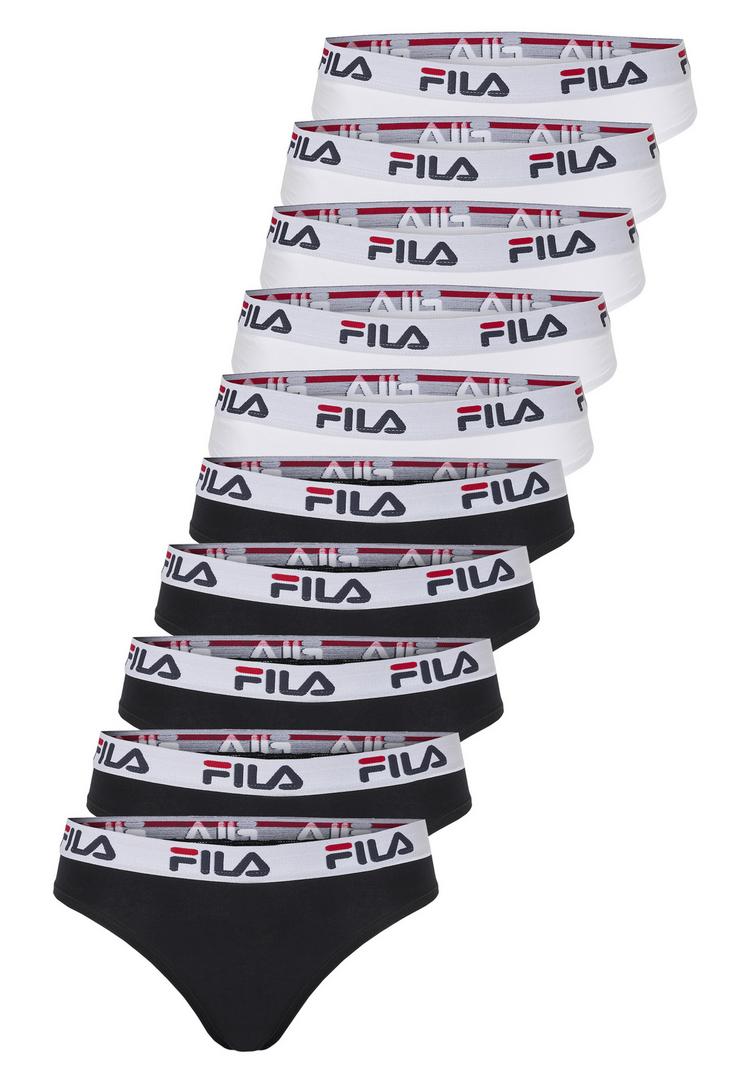 FILA FILA Logo Funktionsunterhose Damen - Black-White - 0 | SportScheck