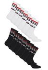 FILA Logo Socken - Black-White