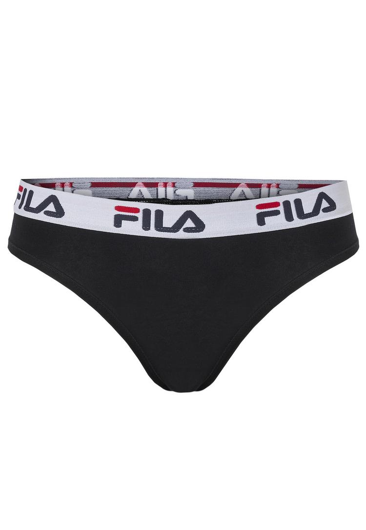 FILA FILA Logo Funktionsunterhose Damen - Black-White-Red - 0 | SportScheck