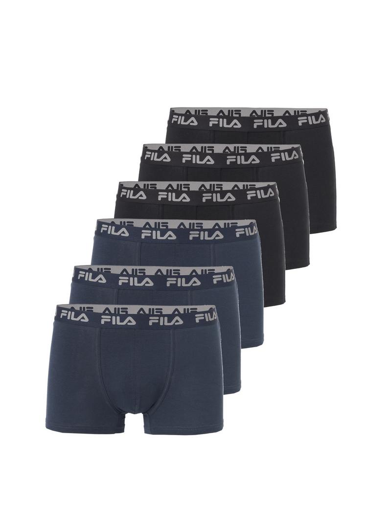 FILA FILA BOXERSHORTS 6ER-PACK Unterhose Herren - Black-Navy - 0 | SportScheck