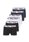 FILA BOXERSHORTS 6ER-PACK Unterhose Herren - Black-White-Navy