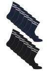 FILA Logo Socken - Black-Navy