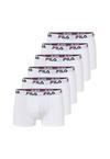 FILA BOXERSHORTS 6ER-PACK Unterhose Herren - White