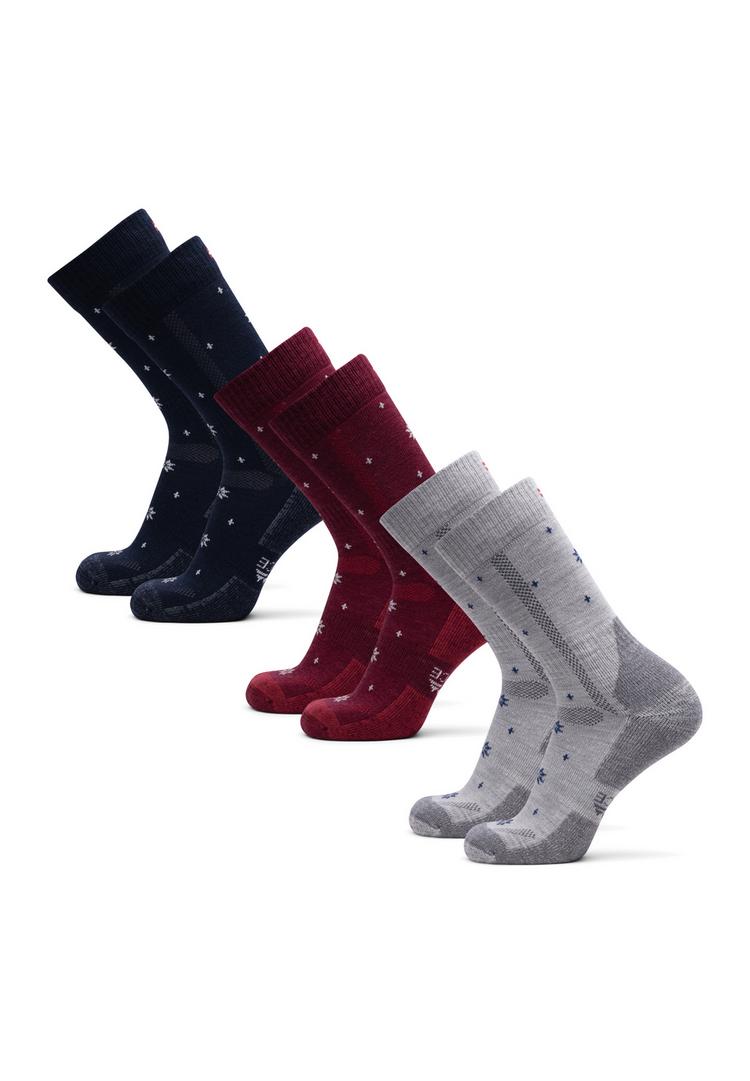 DANISH ENDURANCE DANISH ENDURANCE Classic Hiking Crew Socken - navy/red/light grey - 0 | SportScheck