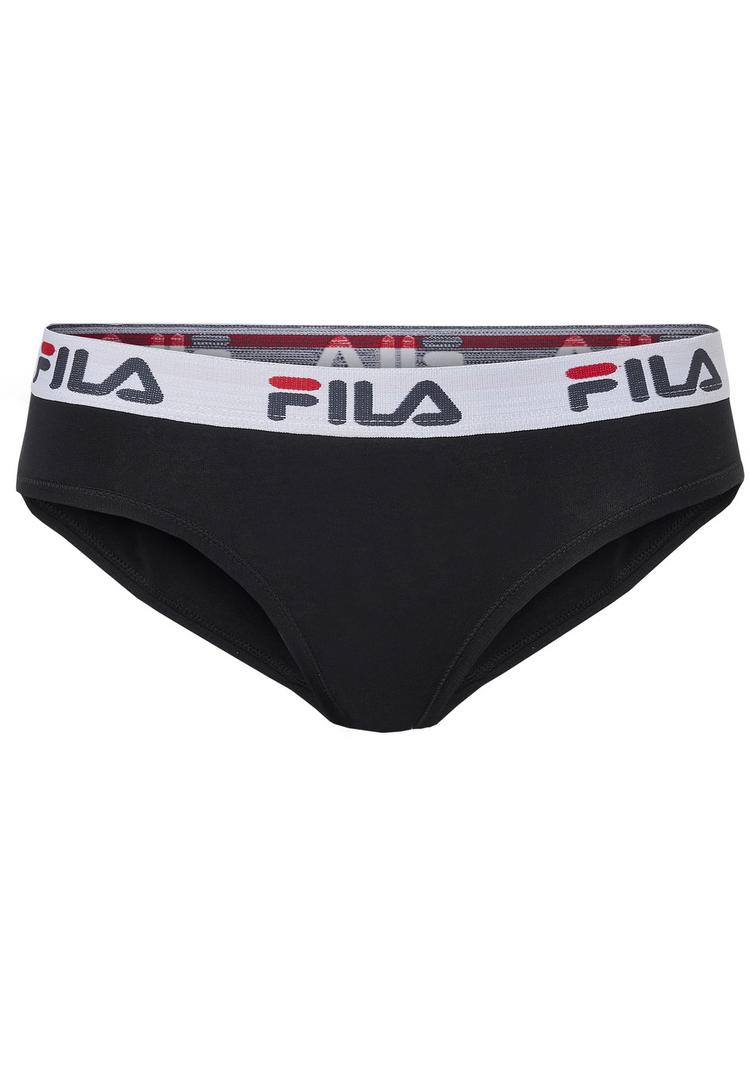 FILA FILA Logo Funktionsunterhose Damen - Black-White-Red - 0 | SportScheck