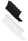 FILA Logo Socken - Black-White