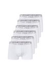 FILA BOXERSHORTS 6ER-PACK Unterhose Herren - White