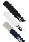 FILA Logo Socken - Black-White-Navy-Grey