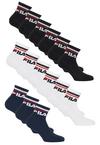 FILA Logo Socken - Black-White-Navy