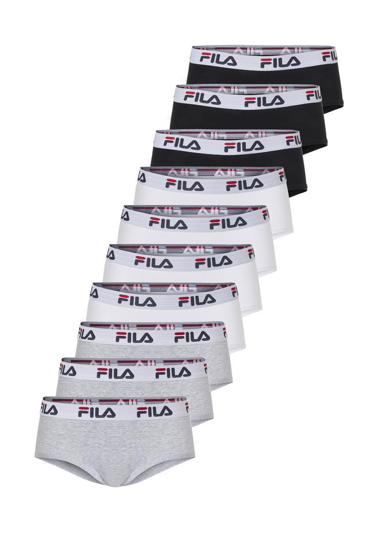 FILA FILA Logo Unterhose Damen - Black-White-Grey - 0 | SportScheck