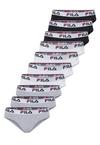 FILA Logo Funktionsunterhose Damen - Black-White-Grey
