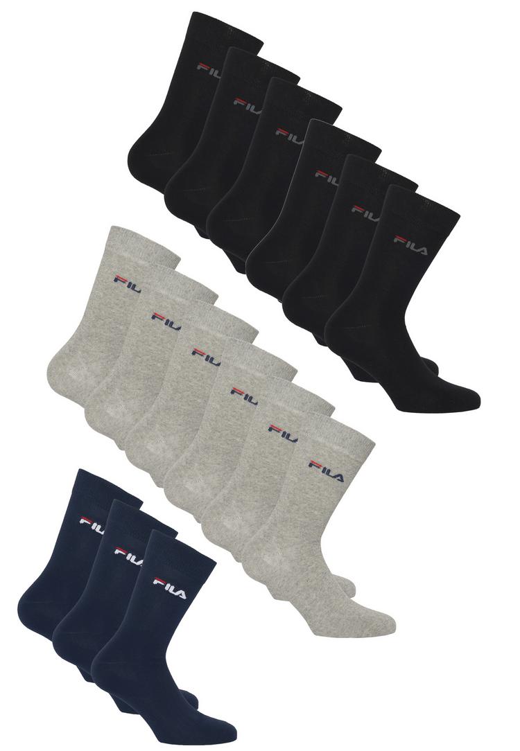 FILA FILA Basic Socken - Black-Grey-Navy - 0 | SportScheck