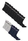 FILA Logo Socken - Black-Grey-Navy