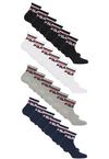 FILA Logo Socken - Black-White-Navy-Grey