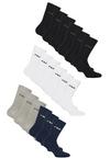 FILA Logo Socken - Black-White-Navy-Grey