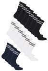 FILA Logo Socken - Black-White-Navy